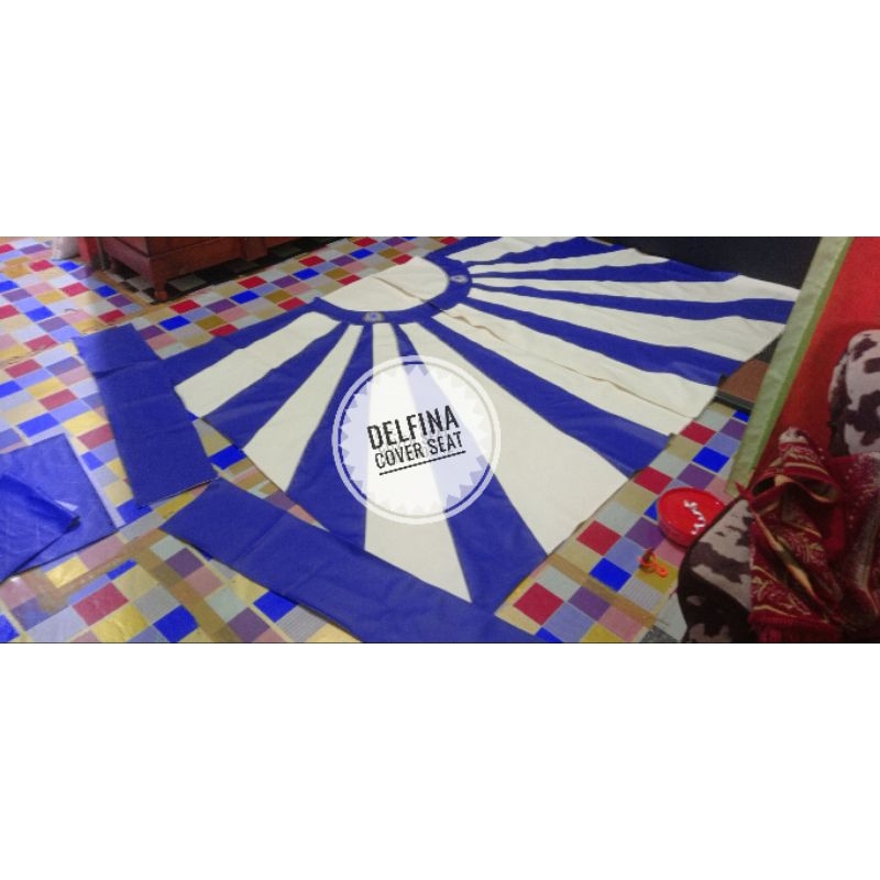 cover plapon motif matahari bendera jepang negeri matahari terbit