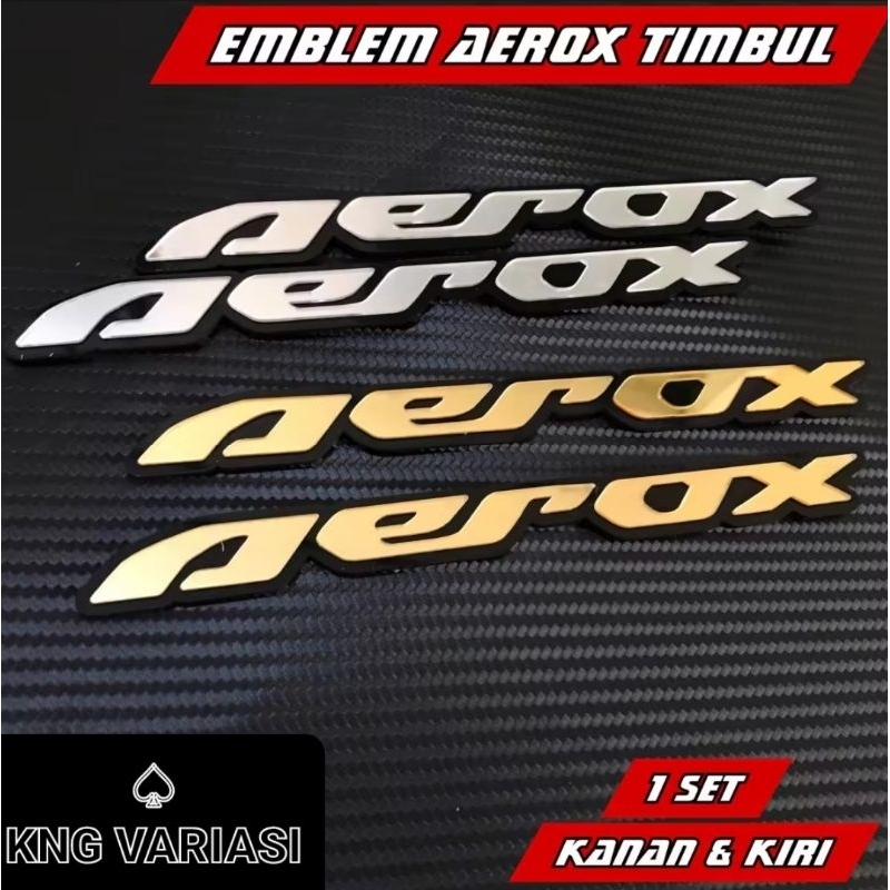 Emblem Timbul Motor Yamaha Xeon Sepasang Bahan Lentur Anti Patah