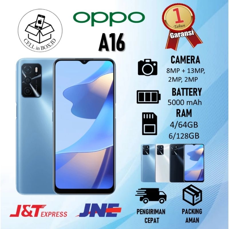 OPPO A16 RAM 4/64 FULL SET
