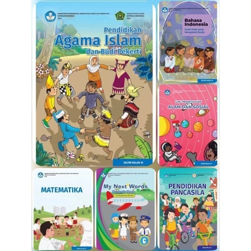 

TERBARU,BUKU KURMER SD/MI KELAS 6/BUKU KURIKULUM MERDEKA KELAS 6 VERSI KEMENDIKBUD