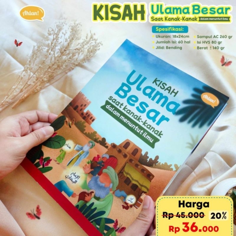 

Kisah Ulama Besar Saat Kanak-Kanak dalam Menuntut Ilmu (Ready stock)