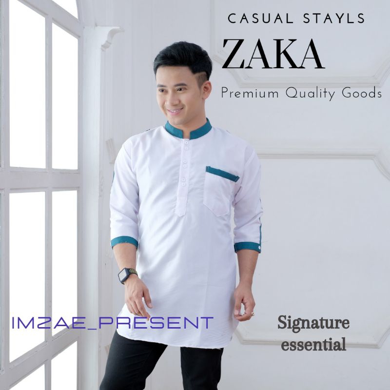 [COD]Baju Koko zaka lengan 3/4 KURTA ZAKA MATT TOYOBO Kurta Pakistan 3/4