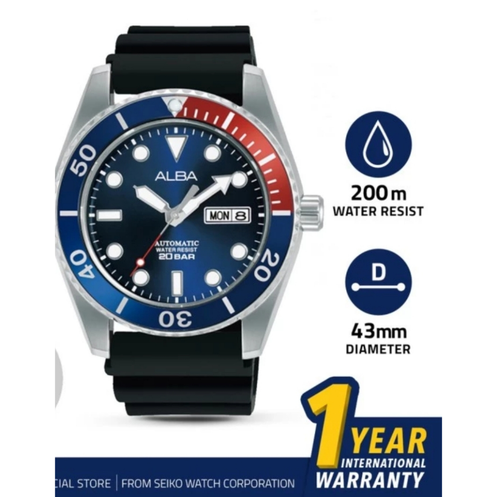 Alba AL4425#Al4425#AL4425X1#Alba AL4425X1#jam tangan pria Alba al4425#Man watch Alba Al4425X1