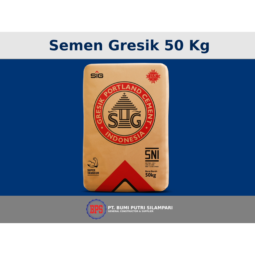Semen Gresik 50Kg - Min Order 160 Sak / 1Do