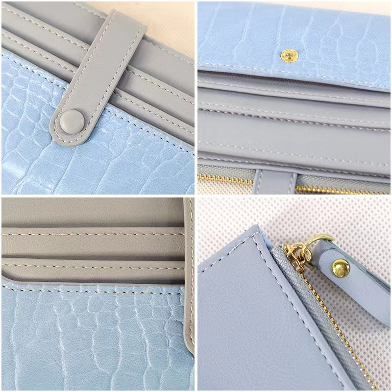 wallet wanita import fashion dompet wanita kulit leather croco az6050 terlaris best seller