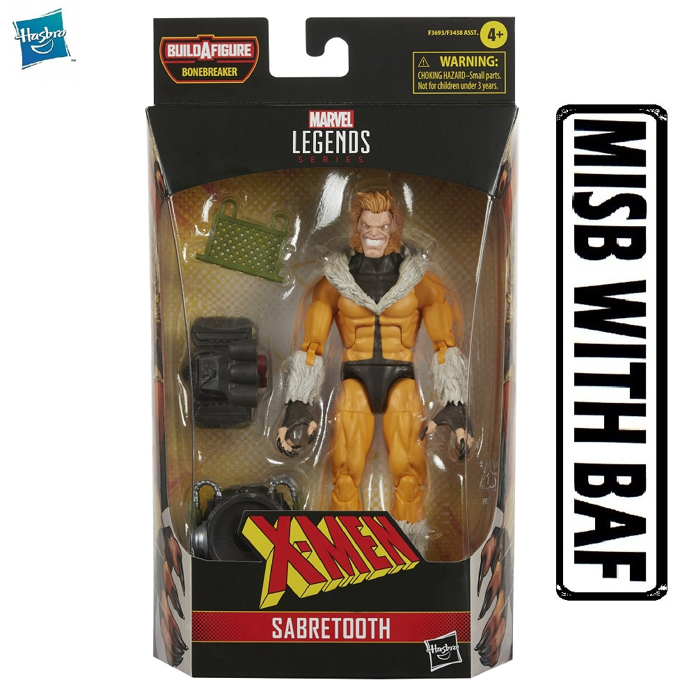 MARVEL Legends Series Comics X-Men Wave Sabretooth Figure BAF Marvel's Bonebreaker