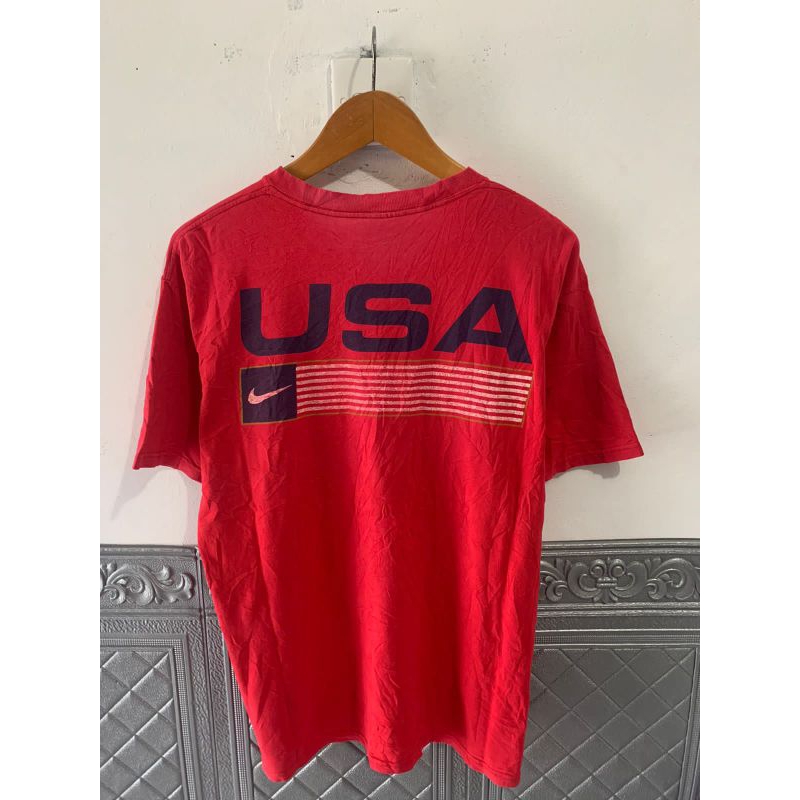 KAOS NIKE VINTAGE USA FLAG 90s