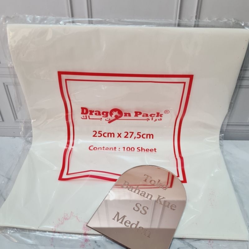 Food Wrapper / Kertas Bungkus Nasi 100 PCS