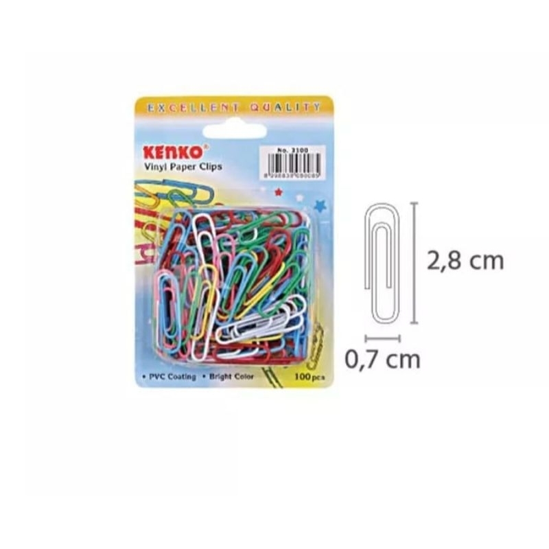 

PAPER CLIP WARNA KENKO 3100