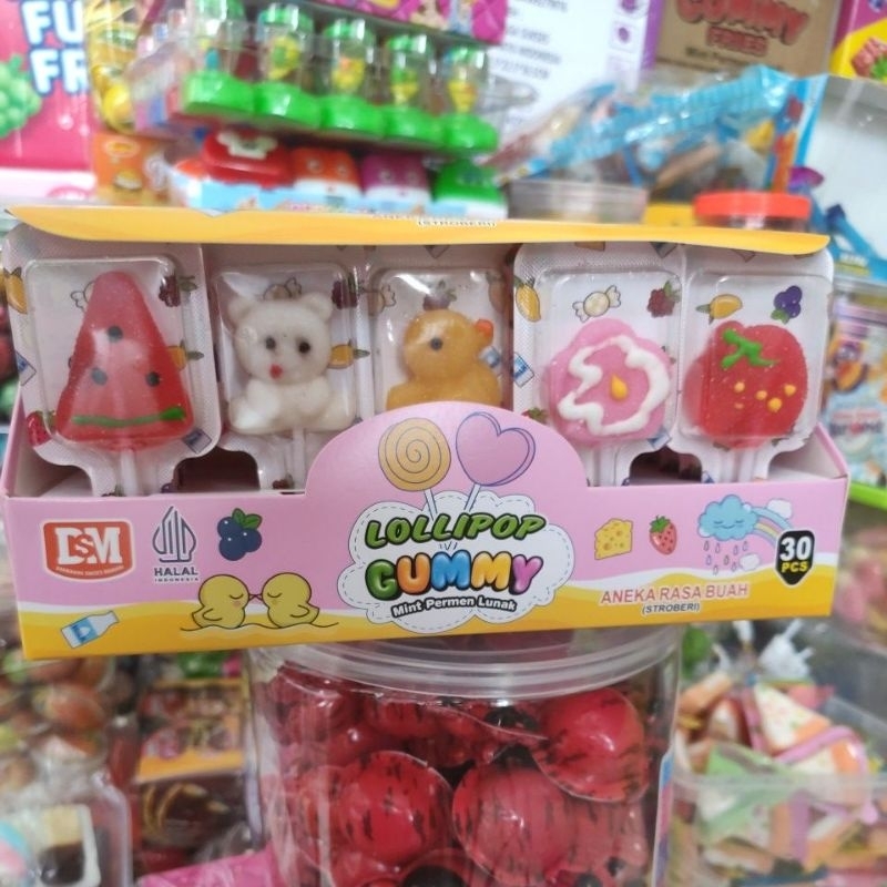 

Lolipop Gummy isi 30 pcs