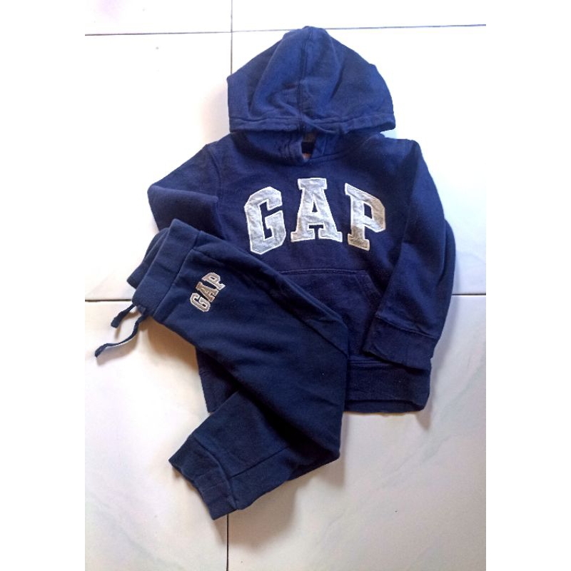 SETELAN SET JAKET JOGER GAP ANAK PRELOVED