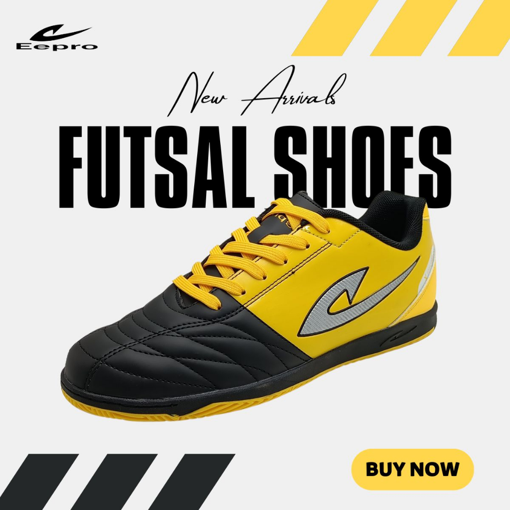 Sepatu Futsal Eepro EF1819-AY (Kuning/Hitam) TERBARU 