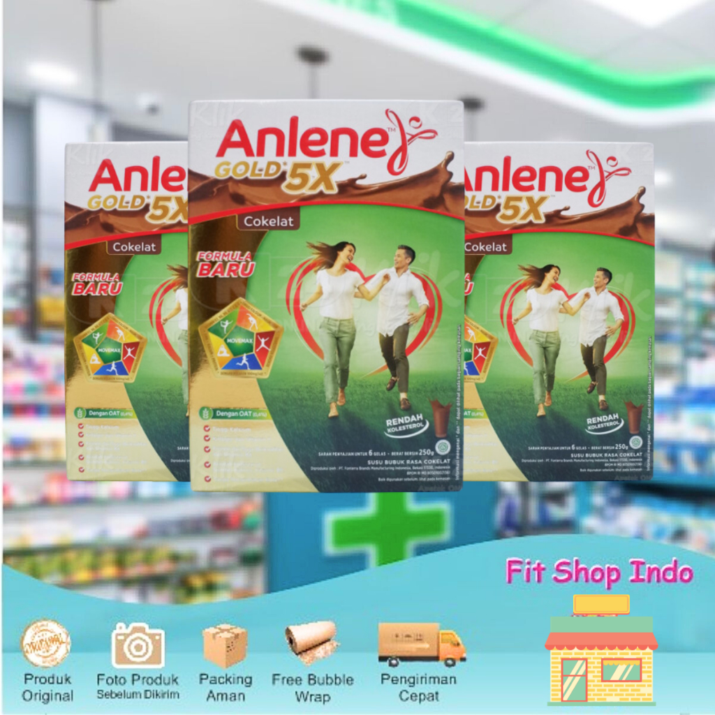 

Anlene Gold 5X Cokelat 250 gr
