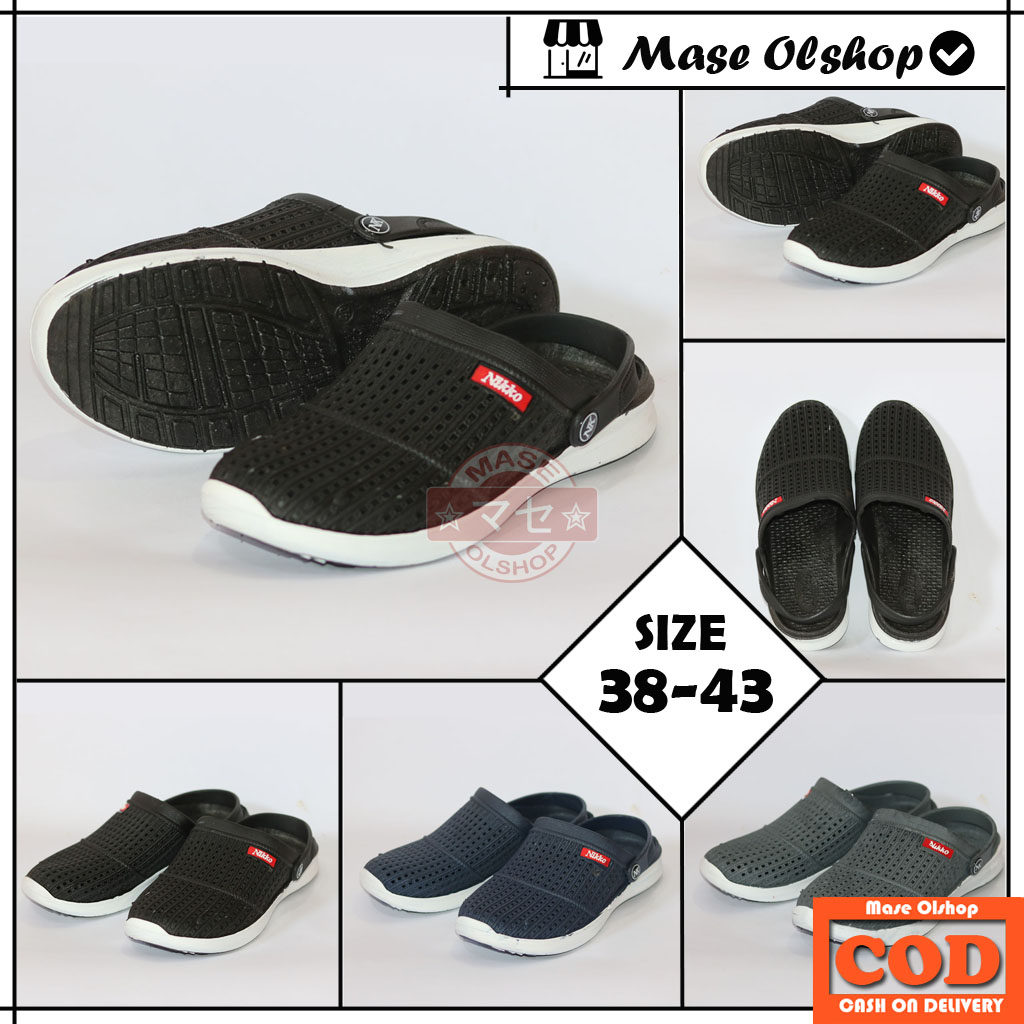 Sandal Sepatu Pria Sandal Karet Nikko 8151 Murah