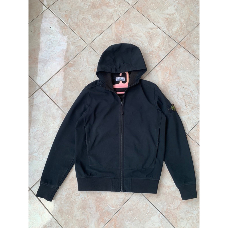 STONE ISLAND SOFTSHELL BLACK