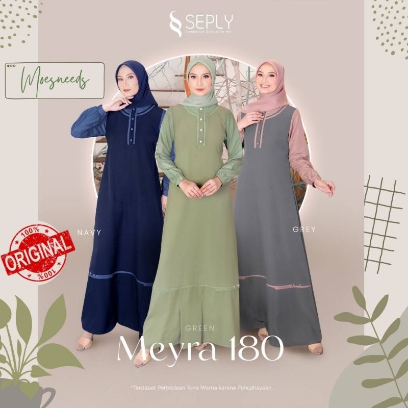 Seply Gamis Daily Wanita Terbaru Kekinian Meyra 180