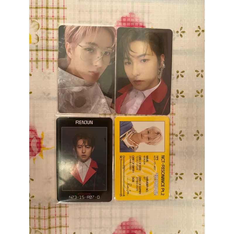 Renjun Future Resonance pt.1 Arrival YB Renjun ID Card Resonance Renjun