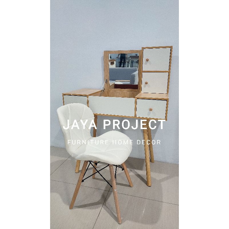 Meja Rias Minimalis / Meja Rias simple / Meja Rias aesthetic / Meja Rias Flip top / Meja rias minima