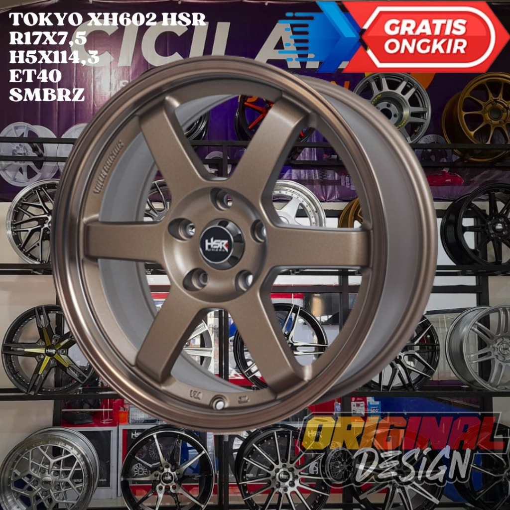 Velg Mobil HRV , BRV , CIVIC , CAMRY , TE37 JDM HSR TOKYO Ring 17 R17