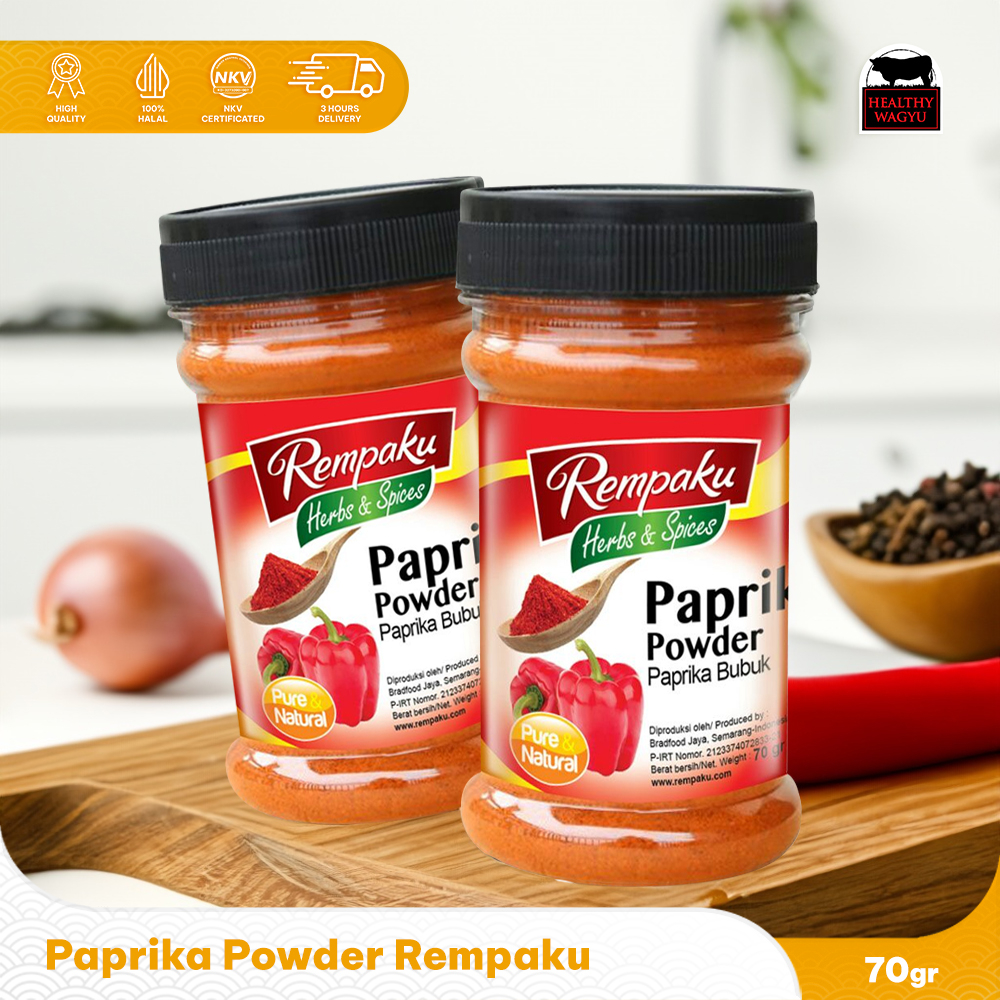 

Paprika Powder Bubuk Paprika Rempaku 70gr Healthy wagyu