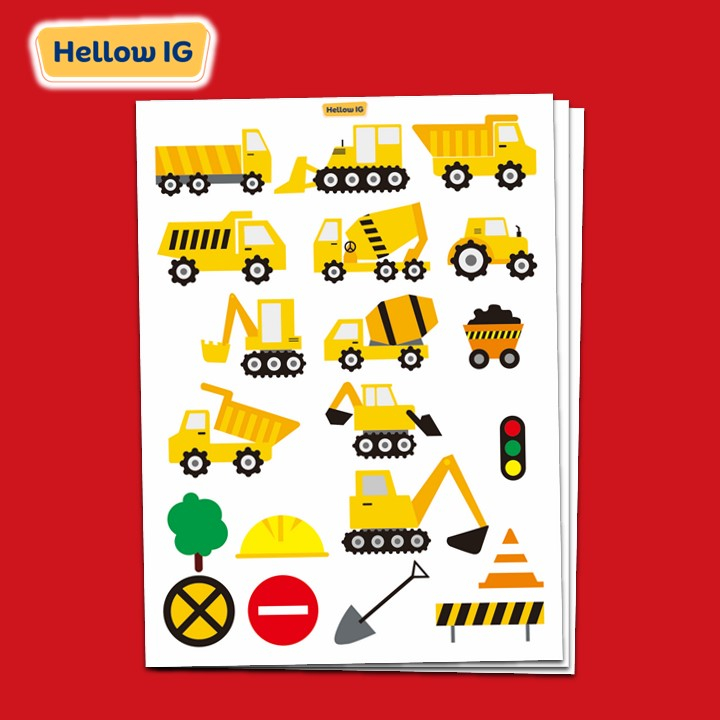 

STICKER CUTE EXCAVATOR STIKER ESKAVATOR LUCU BOTOL HELM AESTHETIC KOPER HP LAPTOP LUCU PREMIUM WATERPROOF