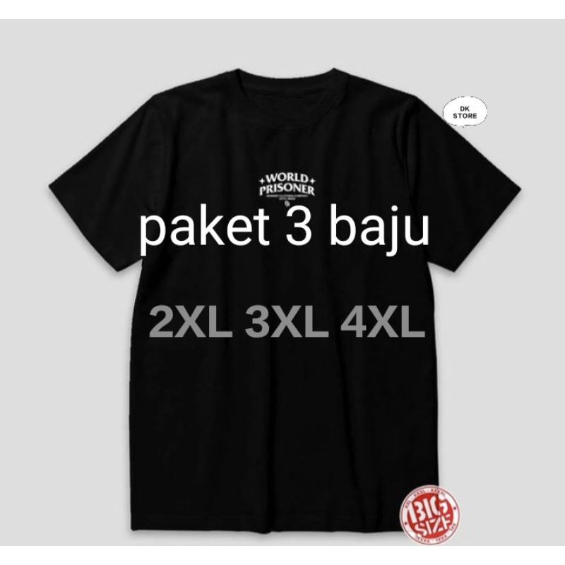 kaos pria jumbo~kaos distro 2xl 3xl 4xl~random