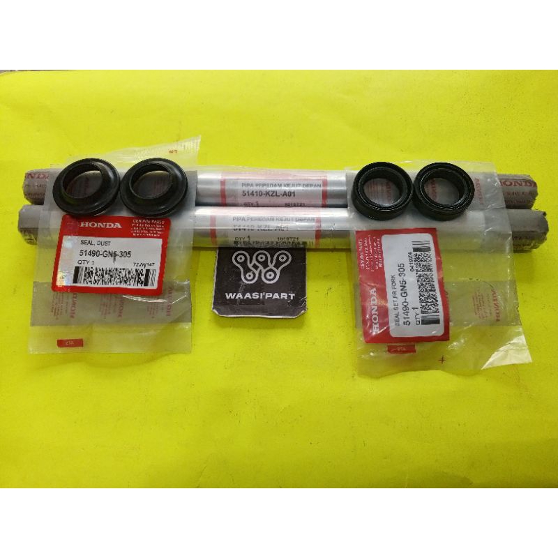 Paket As shock depan beat fi beat pop seat seal shock+ seal tutup abu AS shock depan