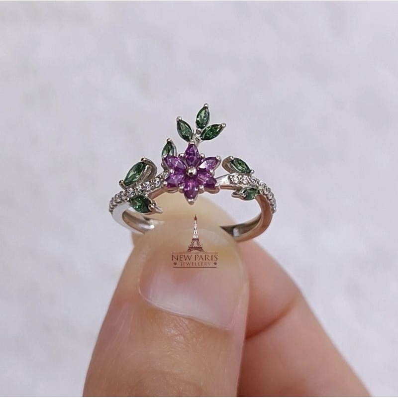 Cincin Sandra Dewi Gold Flower Garden Collection