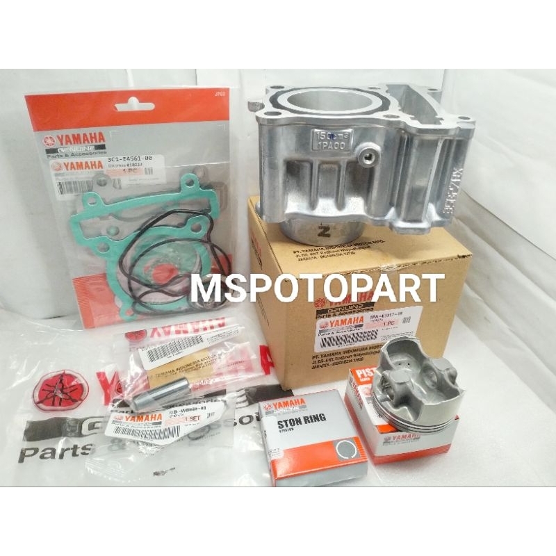 ORIGINAL BLOK SEHER KIT + PISTON KIT 1PA YAMAHA VIXION NEW VIXION LAMA