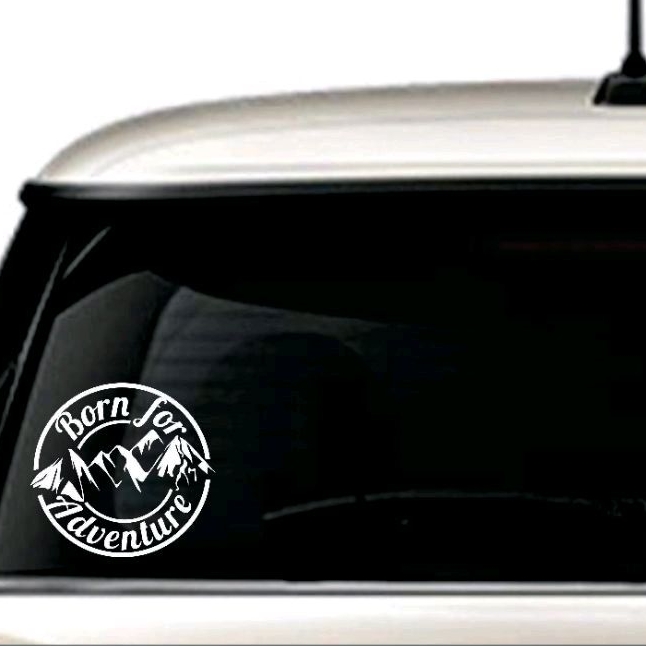 

STIKER CUTTING BORN FOR ADVENTURE