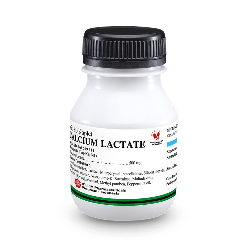 Calcium Lactate PIM 80 tablet