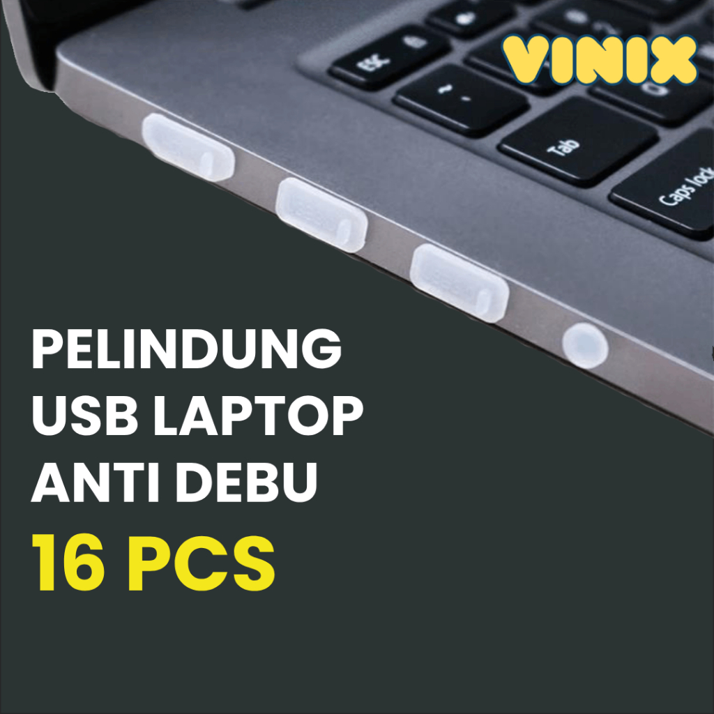 Penutup Lubang USB Laptop ANTI DEBU / Dust Cover USB Laptop 16 Pcs