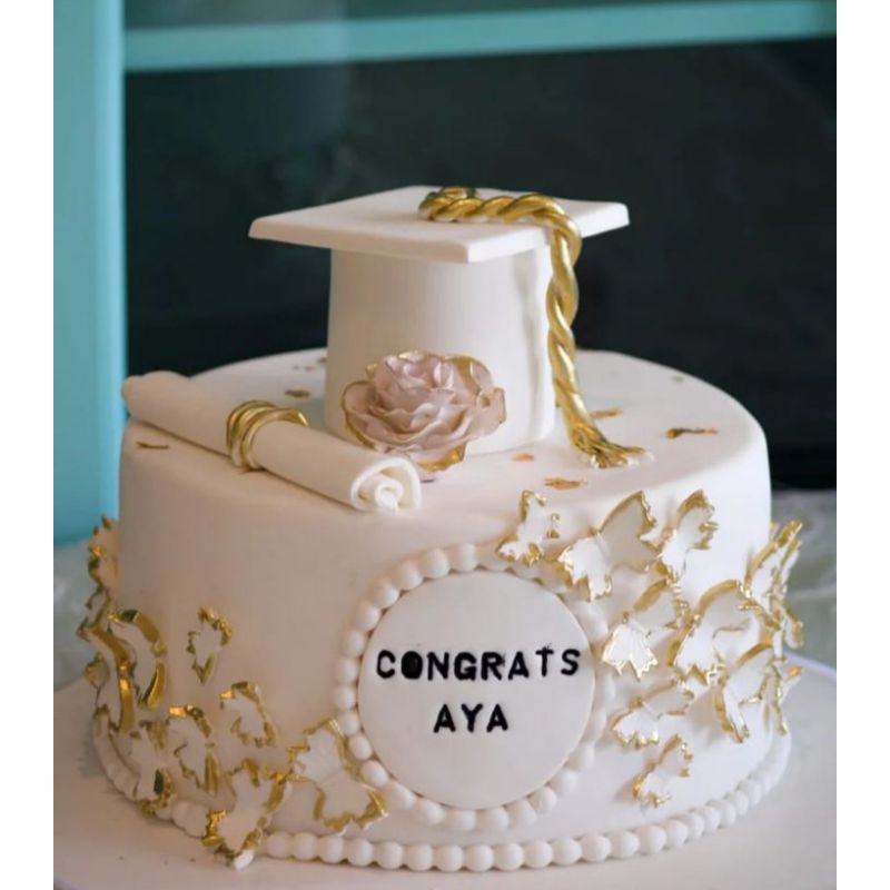 

graduation cake Customize cake For Graduate Kue Wisuda Fondant