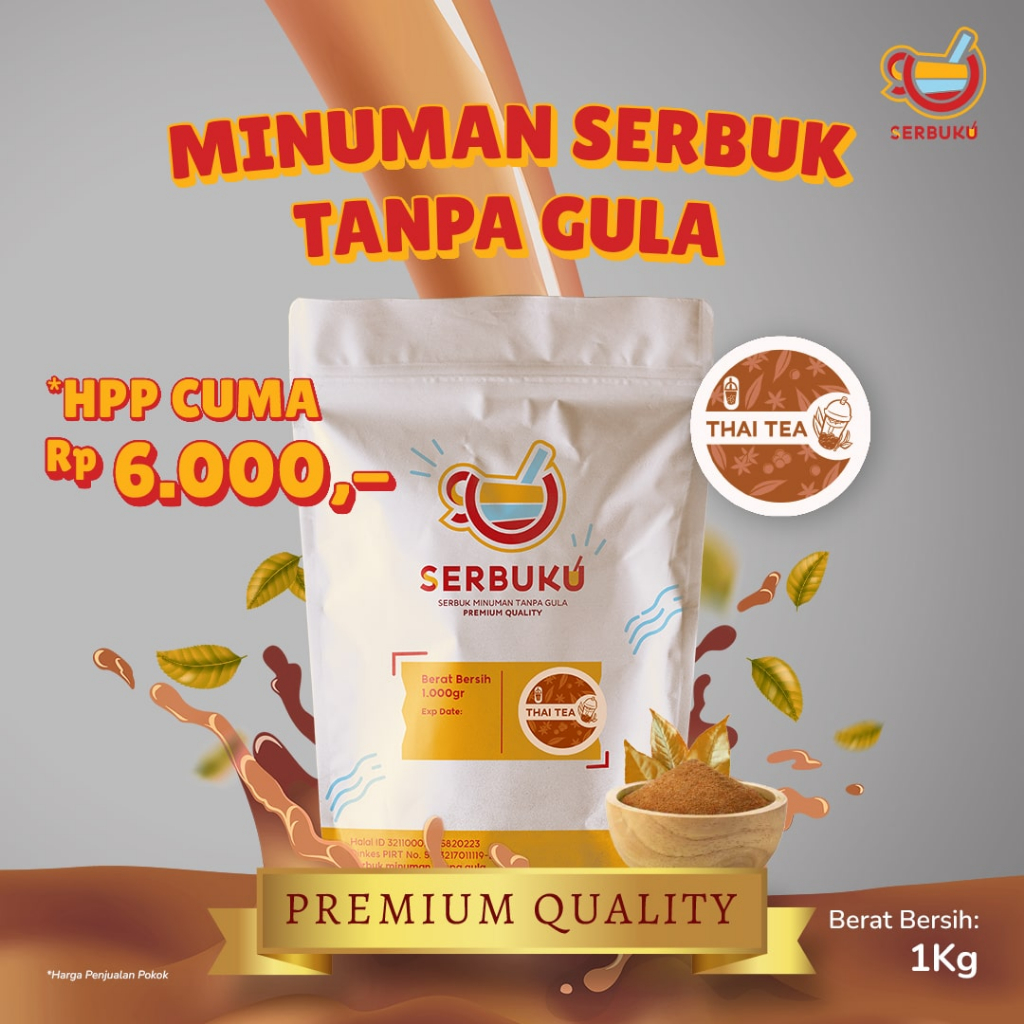 

Serbuku | Rasa Thai Tea | Serbuk Minuman Premium