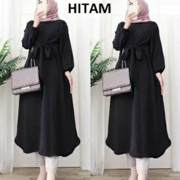 TunikCrinkleBahanAdemJatuh/BajuWanitaTerbaruKekinian2023/TunikPerempuanBusui/TunikJumbo