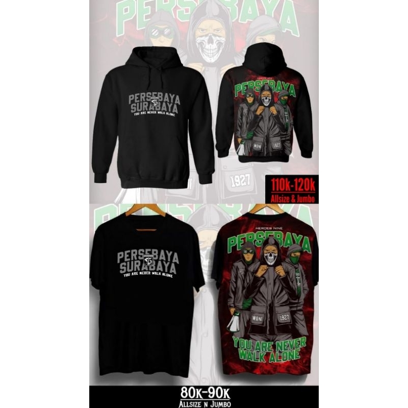 kaos Hoodie Persebaya Surabaya
