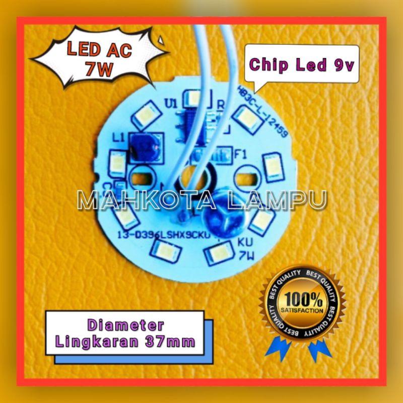 PCB LAMPU LED AC 7W PUTIH SUPER TERANG