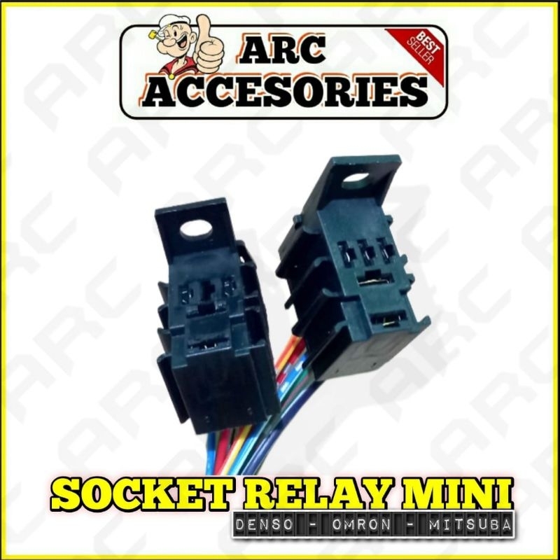 Soket riley mini relay denso
