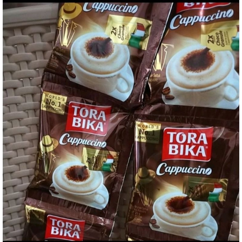 

Torabika cappucino 1rcg isi 10pcs berat 25g