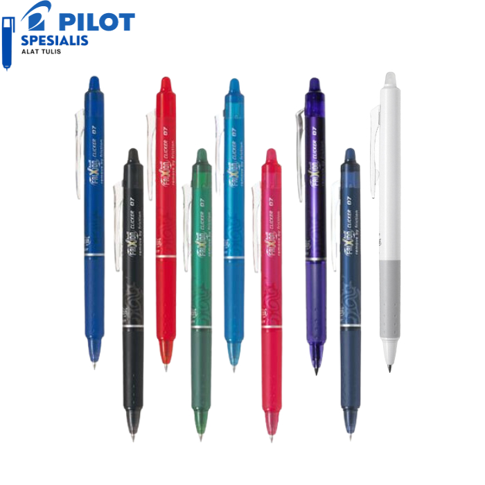 

Pulpen Pilot FriXion Ball Clicker 0.7 Erasable Pen Tinta Dapat Dihapus Menggunakan Ujung Pen Penghapus Friction Tersedia Berbagai Macam Warna