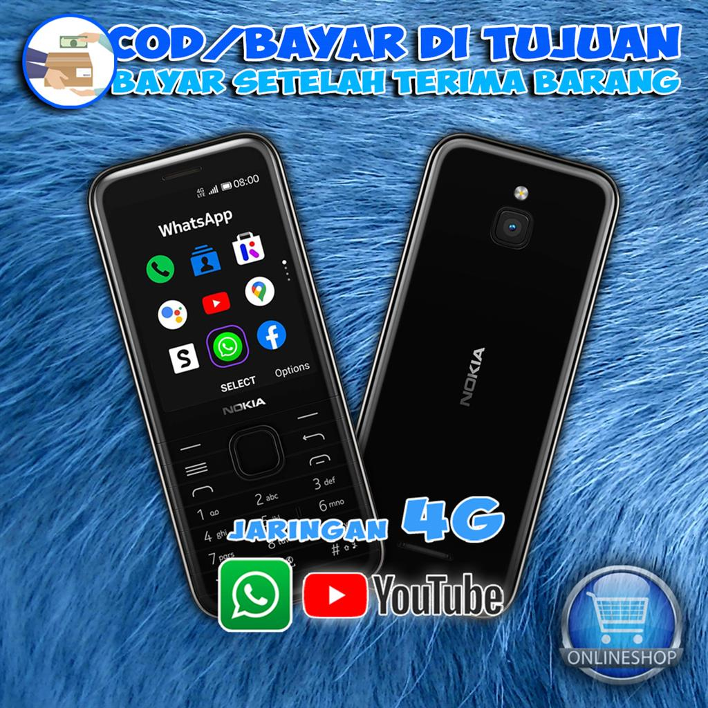 Nokia 8000 Dual Sim Jaringan 4G Bisa WA Bergaransi