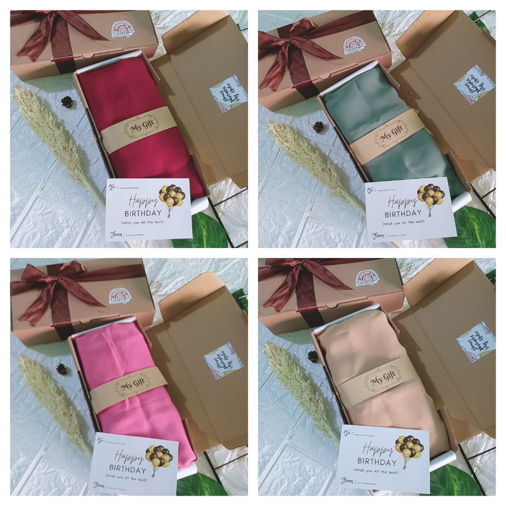 

MYGIFT HAMPERS HIJAB Segi Empat Bella Square | kado ultah | Graduation | Idul Fitri | Vallentine.