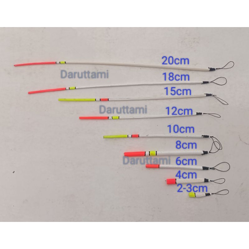Pelampung/Kumbul Bulu Merak 2cm 3cm 4cm 6cm 8cm 10cm 12cm 15cm 18cm 20cm Pelampung Mancing