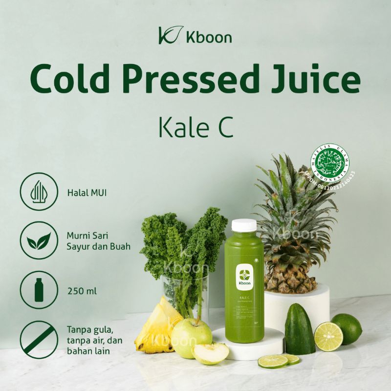 

Cold Pressed Juice Kale Series C 250ml