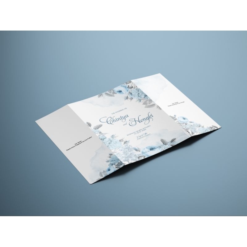 

Undangan Minimalis Lipat 3 Seri NY002