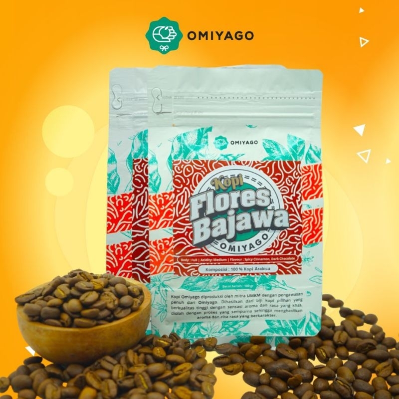 

Omiyago Biji Kopi Arabika Flores Bajawa 100 gr