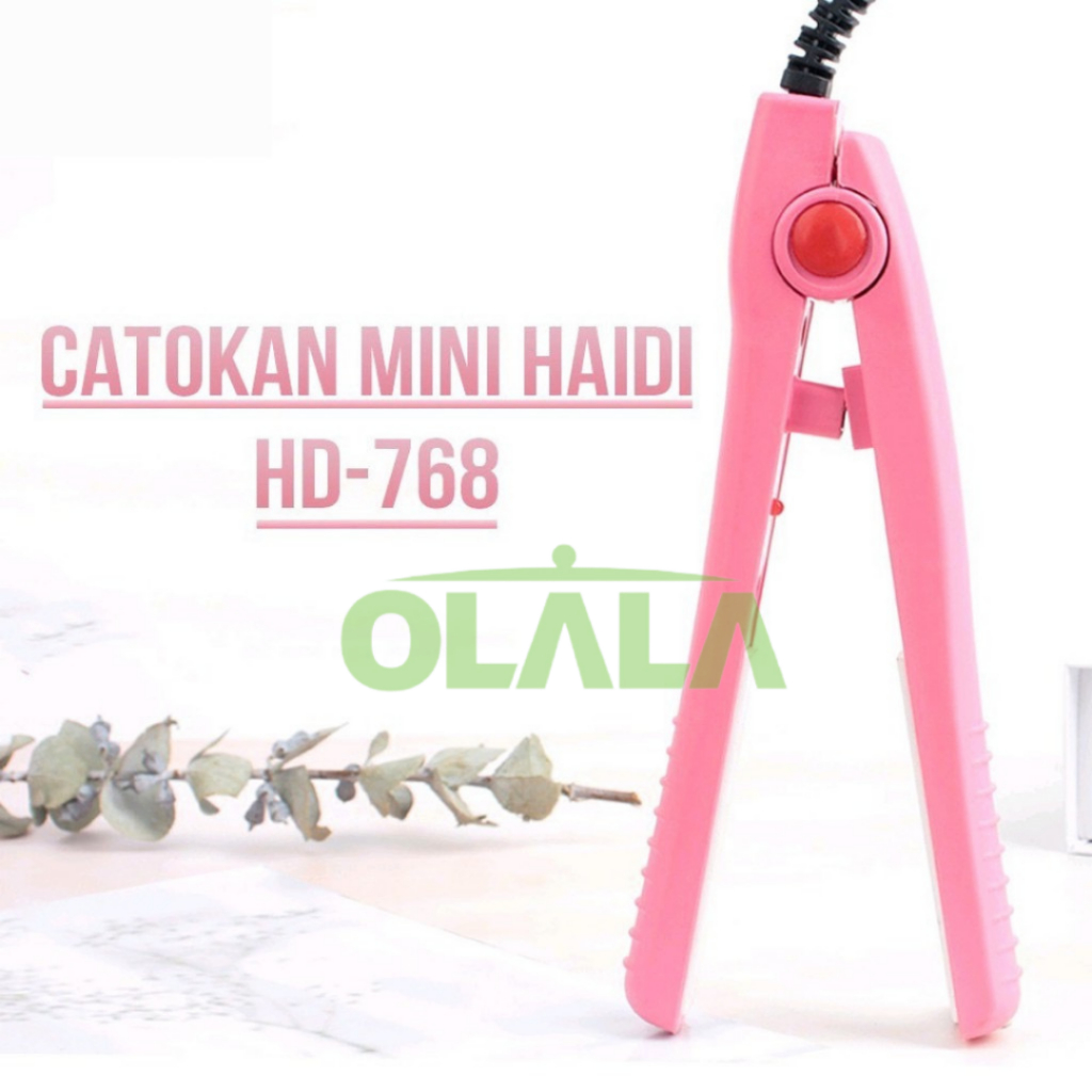 Catokan Mini Haidi - Topsonic Hair Care | Catok Rambut Mini Haidi  Portable Mudah Cepat Panas HD-768
