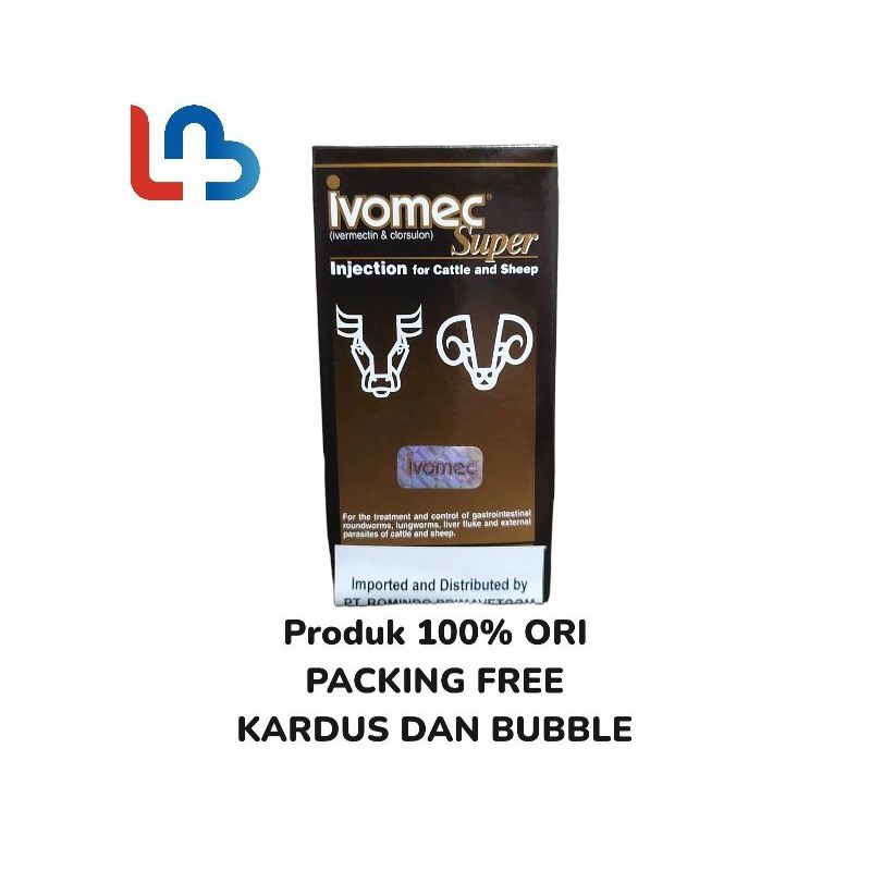 IVOMEC SUPER INJECTION 50ml Obat Gatal Dan Gudik Hewan Terbukti Ampuh