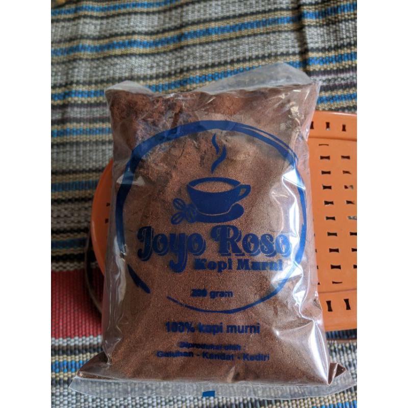 

kopi bubuk hitam asli joyo roso