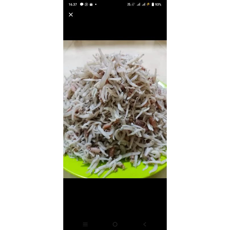 

Teri nasi campur cumi